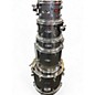 Used Pearl 5 Piece Export Black Pearl Drum Kit thumbnail