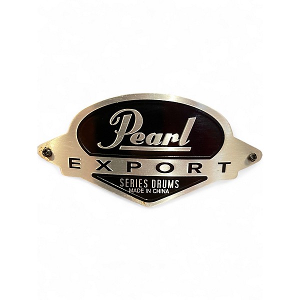Used Pearl 5 Piece Export Black Pearl Drum Kit