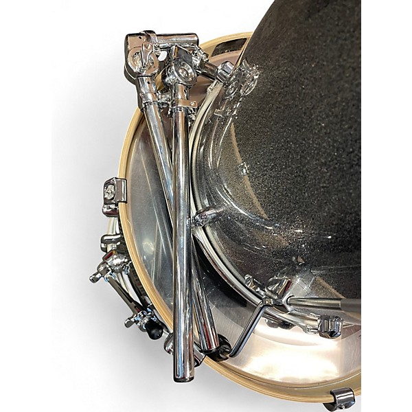 Used Pearl 5 Piece Export Black Pearl Drum Kit