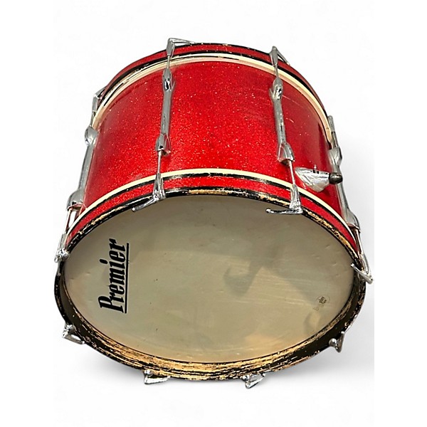 Used Premier 3 Piece Premier Drum Kit red Drum Kit
