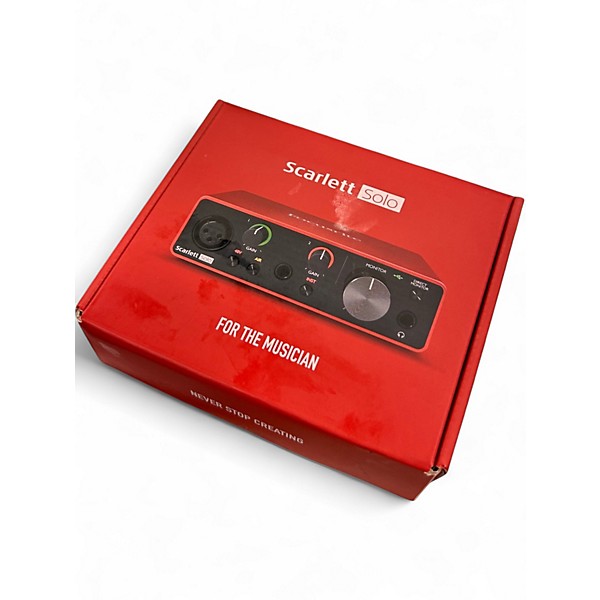 Used Focusrite Scarlett Solo Studio Gen 3 Audio Interface
