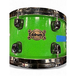 Used ddrum 13in dominion maple snare Apple Green Drum