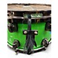 Used ddrum 13in dominion maple snare Apple Green Drum