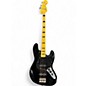 Used Squier Classic Vibe 70s Jazz Bass Black Electric Bass Guitar thumbnail