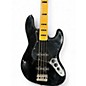 Used Squier Classic Vibe 70s Jazz Bass Black Electric Bass Guitar