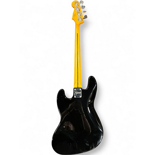 Used Squier Classic Vibe 70s Jazz Bass Black Electric Bass Guitar