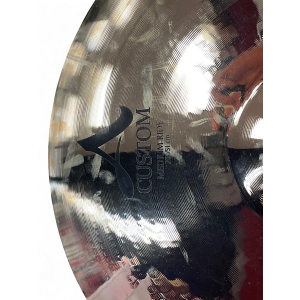 Used Zildjian 20in A Custom Medium Ride Cymbal