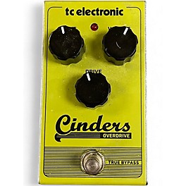 Used TC Electronic Cinders Overdrive Effect Pedal
