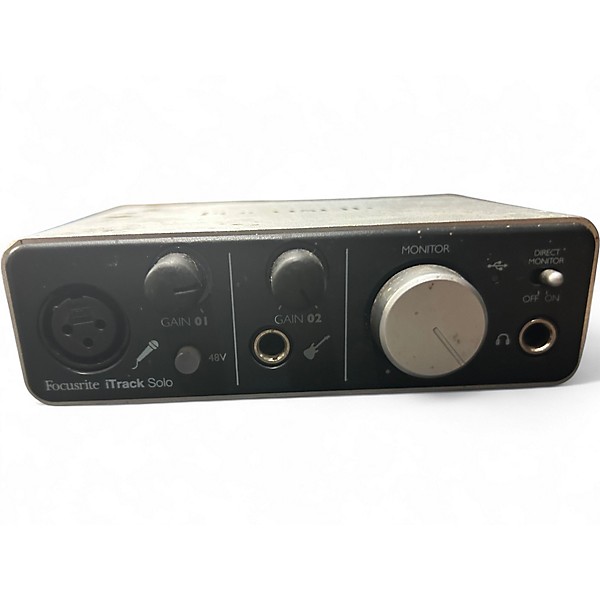 Used Focusrite iTrack Solo Audio Interface