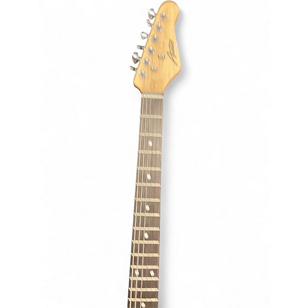 Used Austin Double Cut 3 Tone Sunburst Solid Body Electric Guitar