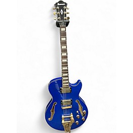 Used Ibanez AGS73T-SLB Starlight Blue Hollow Body Electric Guitar