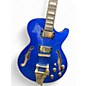 Used Ibanez AGS73T-SLB Starlight Blue Hollow Body Electric Guitar