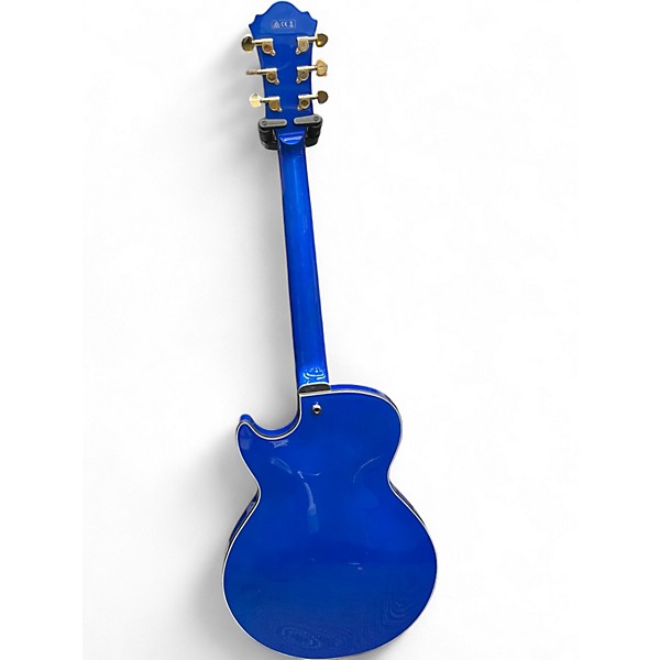 Used Ibanez AGS73T-SLB Starlight Blue Hollow Body Electric Guitar