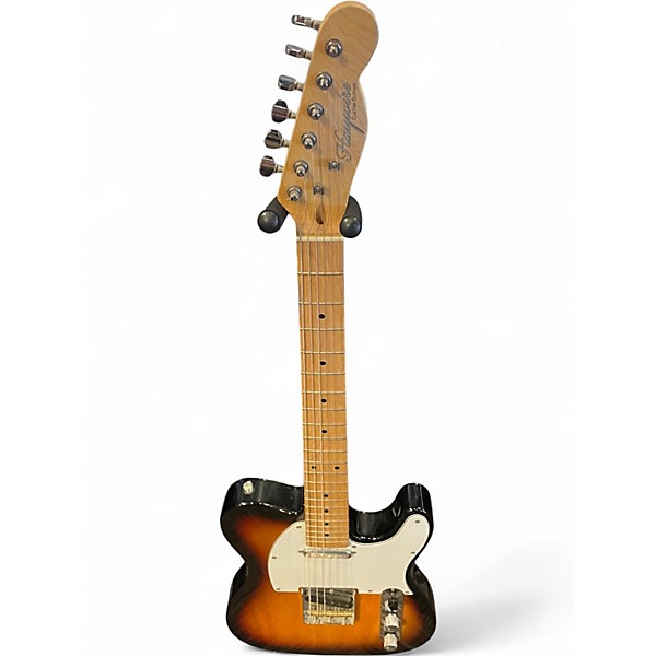 Used Haywire T 2 Tone Sunburst Solid Body Electric Guitar