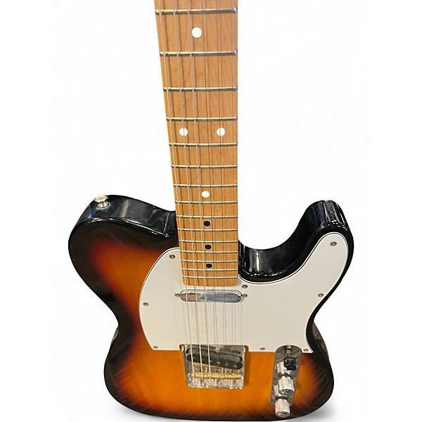Used Haywire T 2 Tone Sunburst Solid Body Electric Guitar