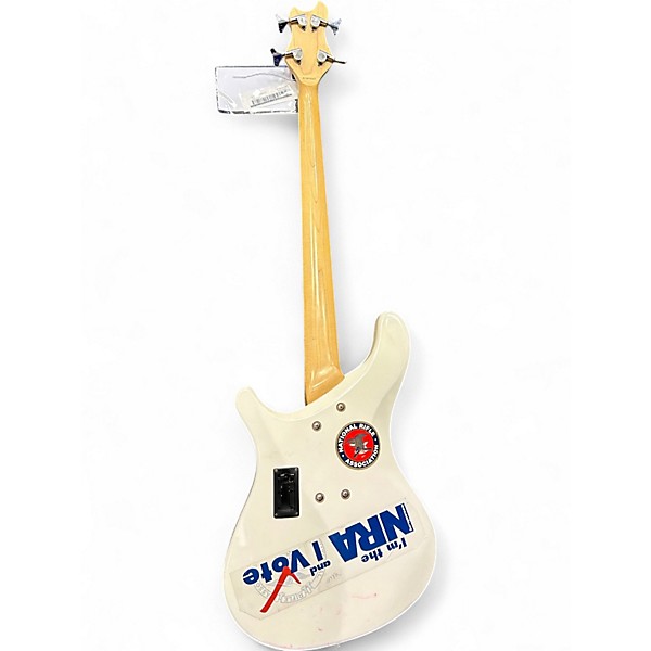 Used Brubaker MJX-4 WHITE Electric Bass Guitar