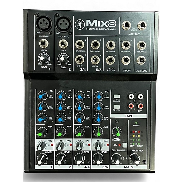 Used Mackie MIX 8 Unpowered Mixer
