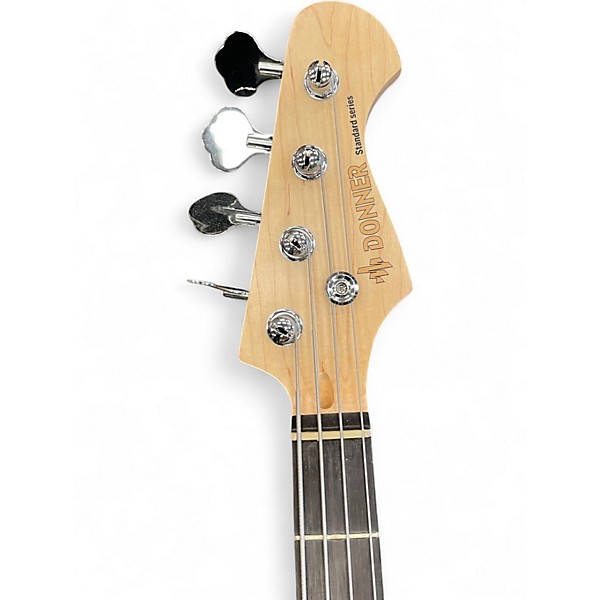 Used Donner P Style 3 Tone Sunburst Electric Bass Guitar
