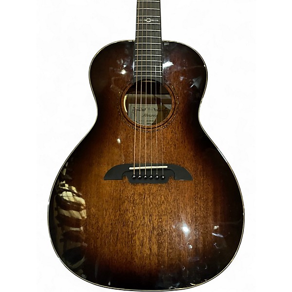 Used Alvarez AMP660ESHB Mahogany Acoustic Electric Guitar