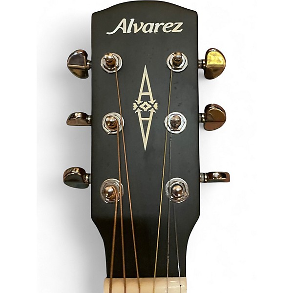 Used Alvarez AMP660ESHB Mahogany Acoustic Electric Guitar