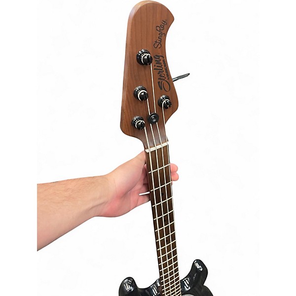 Used Sterling by Music Man Ray34 BLACK WOOD  Electric Bass Guitar