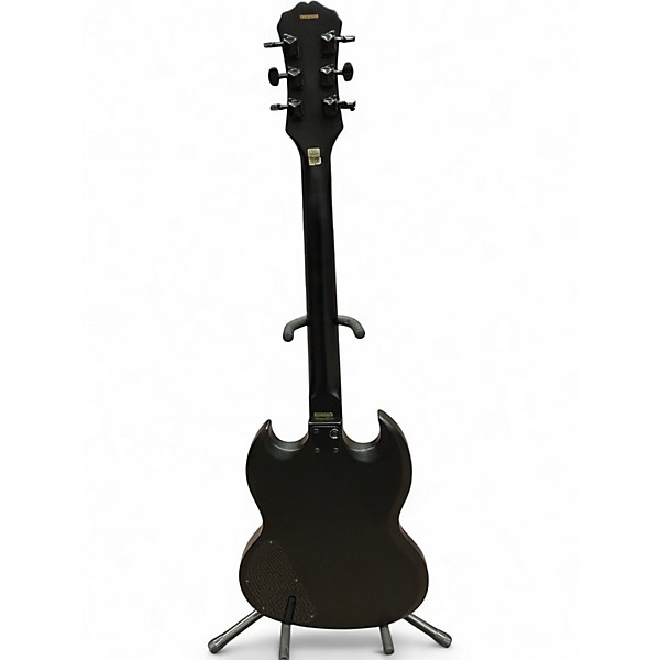 Used Epiphone Gothic Les Paul Studio Black Solid Body Electric Guitar