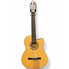 Used Lucero LC100CE Natural Classical Acoustic Electric Guitar
