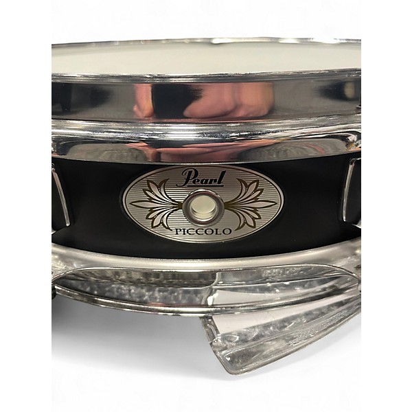 Used Pearl 14in PICCOLO STEEL BLACK Drum