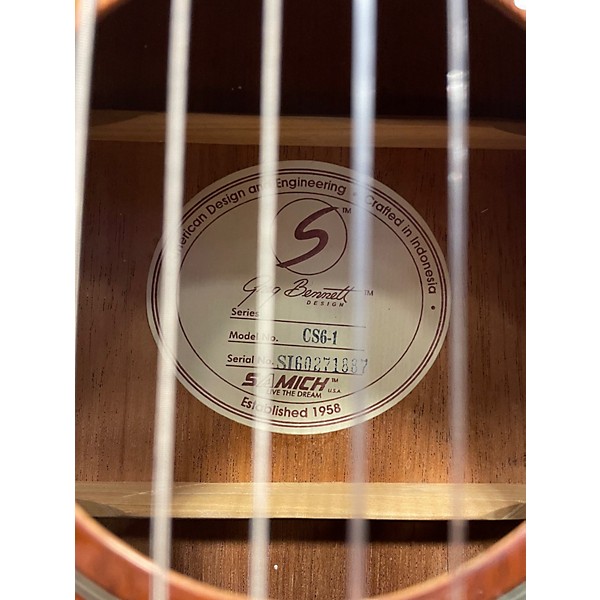 Used Greg Bennett Design by Samick CS6-1 Natural Gloss Classical Acoustic Guitar