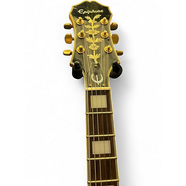 Used Epiphone Zephyr Blues Deluxe Natural Hollow Body Electric Guitar