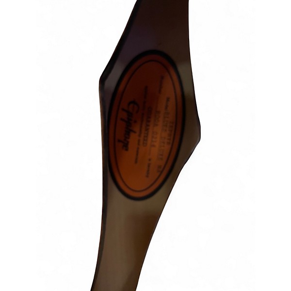 Used Epiphone Zephyr Blues Deluxe Natural Hollow Body Electric Guitar