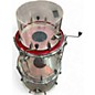 Used Zickos 3 Piece MODEL 400 ACRYLIC CLEAR Drum Kit thumbnail