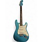 Used Fender 50th Anniversary American Stratocaster blue metal flake Solid Body Electric Guitar thumbnail