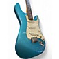 Used Fender 50th Anniversary American Stratocaster blue metal flake Solid Body Electric Guitar