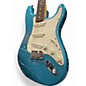 Used Fender 50th Anniversary American Stratocaster blue metal flake Solid Body Electric Guitar