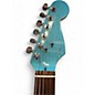 Used Fender 50th Anniversary American Stratocaster blue metal flake Solid Body Electric Guitar