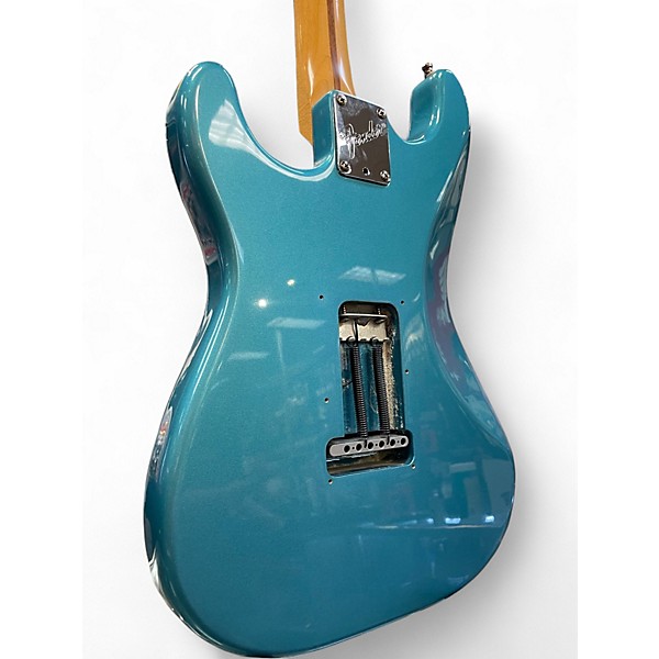 Used Fender 50th Anniversary American Stratocaster blue metal flake Solid Body Electric Guitar