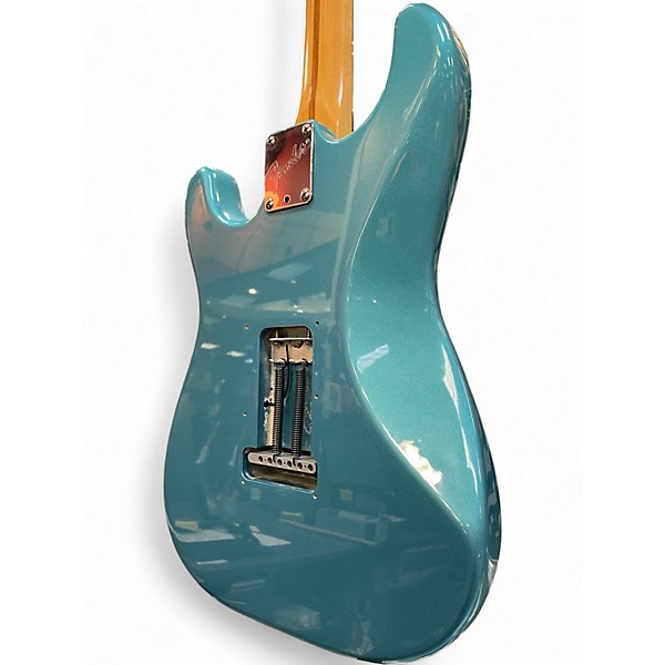 Used Fender 50th Anniversary American Stratocaster blue metal flake Solid Body Electric Guitar