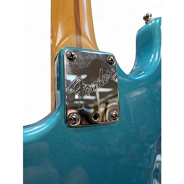Used Fender 50th Anniversary American Stratocaster blue metal flake Solid Body Electric Guitar