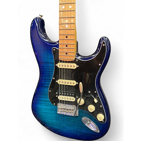 Used Fender Player Stratocaster Blue Burst Solid Body Electric Guitar