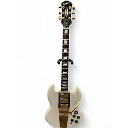 Used Epiphone INSPIRED BY GIBSON CUSTOM 1963 LES PAUL SG Classic White Solid Body Electric Guitar