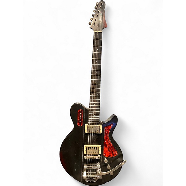 Used 2023 Eastman Juliet/v Bigsby Antique Black Hollow Body Electric Guitar