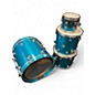 Used DW 4 Piece Collector's Series Blue Sparkle Drum Kit
