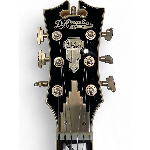 Used D'Angelico Deluxe Atlantic Blue Sapphire Solid Body Electric Guitar