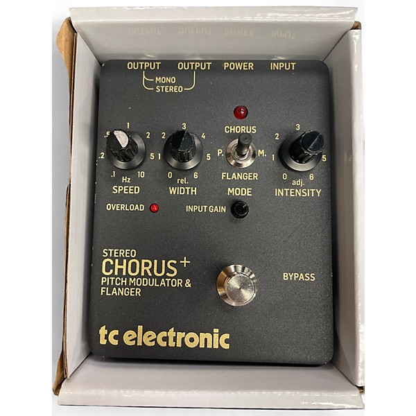 Used TC Electronic SCF Chorus Flanger Effect Pedal