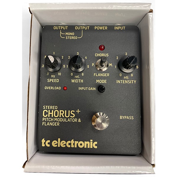 Used TC Electronic SCF Chorus Flanger Effect Pedal
