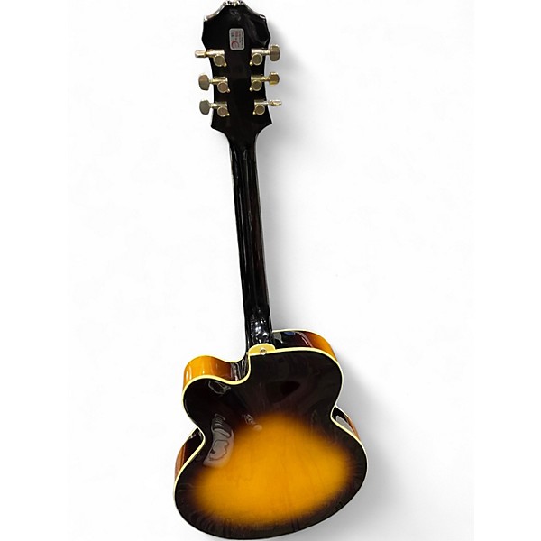 Used Epiphone EMPEROR AS SUNBURST Hollow Body Electric Guitar