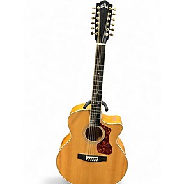 Used Guild f2512ce Natural Acoustic Electric Guitar