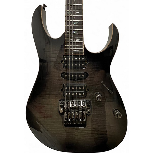 Used Ibanez RG8570Z BLACK RUTILE Solid Body Electric Guitar