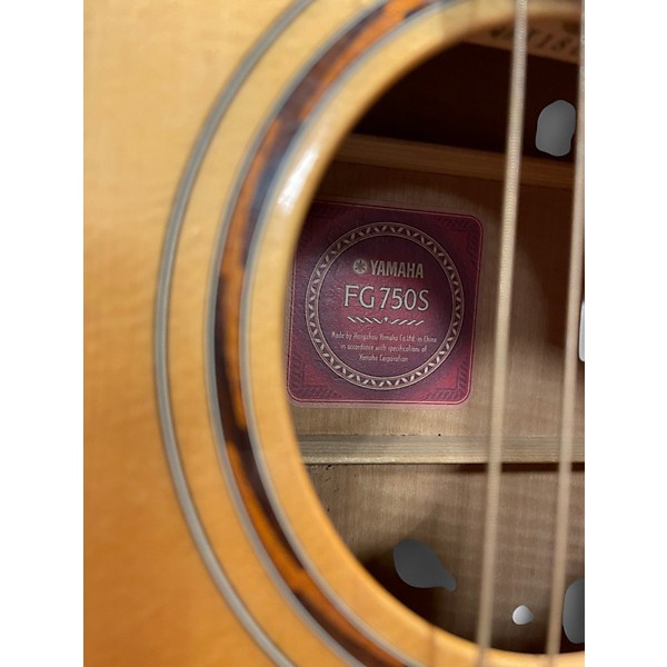 Used Yamaha FG750S Natural Acoustic Guitar